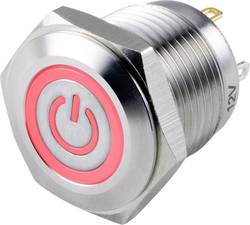 12mm diam 12Volt 2 x momentary red Push Button Switch